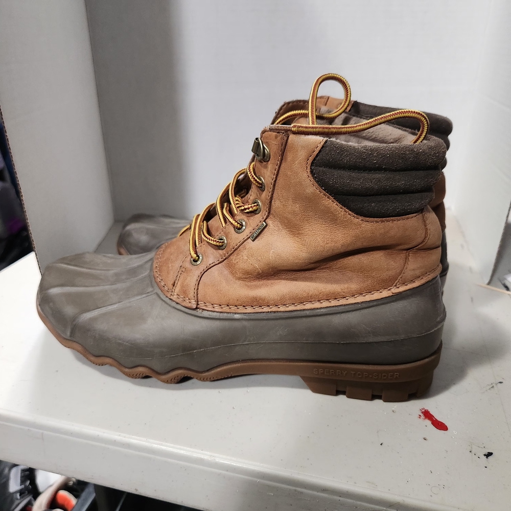 Sperry Men's Tan and Gray Duck Boots